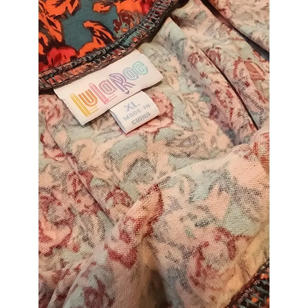LulaRoe Madison Skirt, XL, Floral, NWT